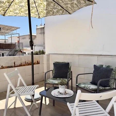 アパート Calterr - Loft Con Terraza Privada, Wifi, Recien Reformado *